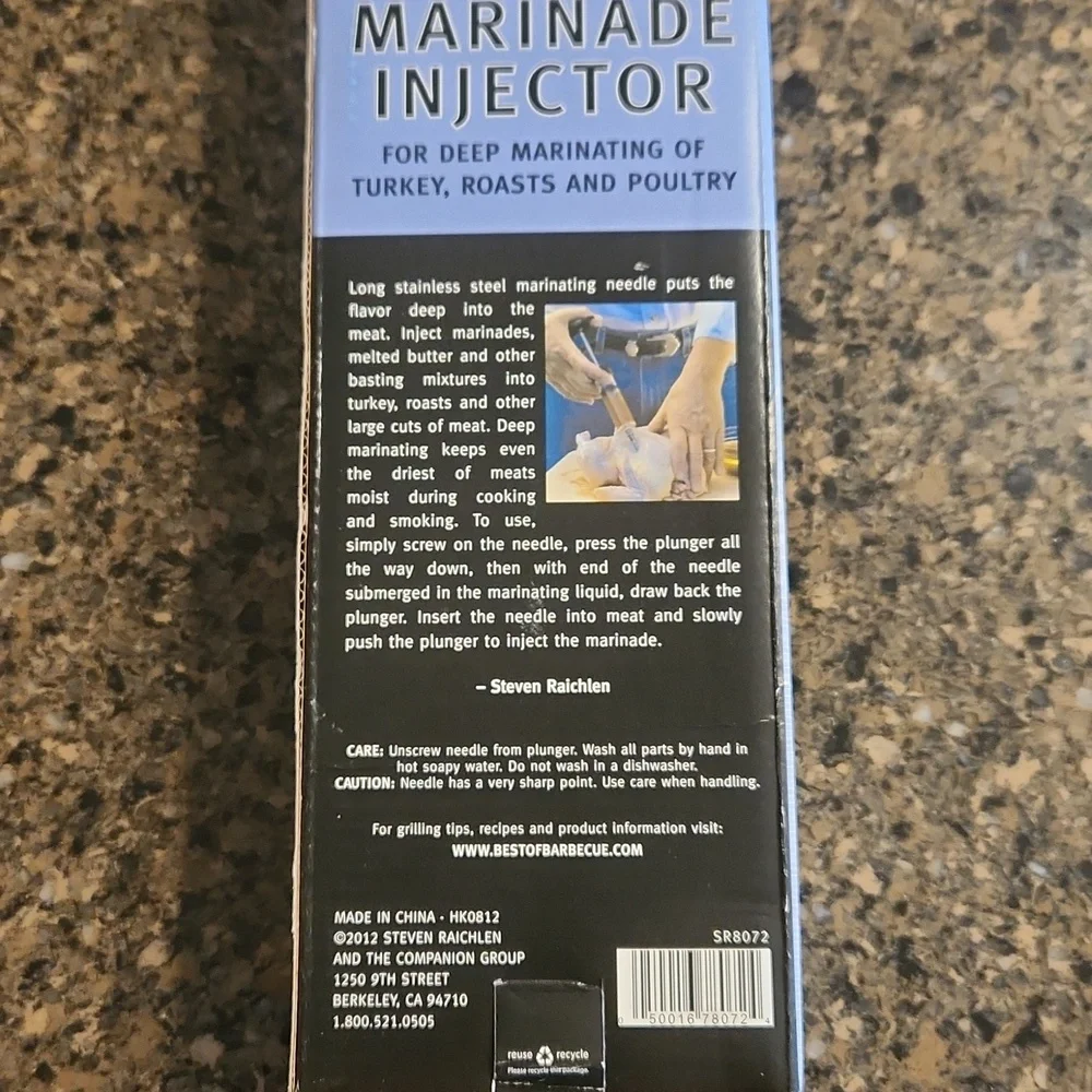 🚦3for$15🚦SR Best Of Barbecue - Marinade Injector
